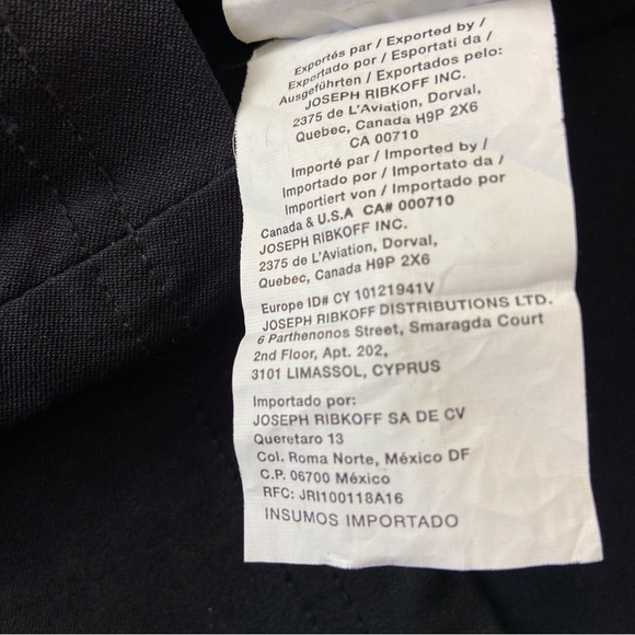 Joseph Ribkoff cute little black skirt size 10 stretchy material elastic waist - Picture 4 of 11